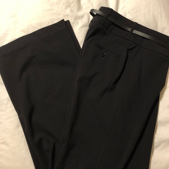 High waisted, wide leg black pants - Picture 9 of 9